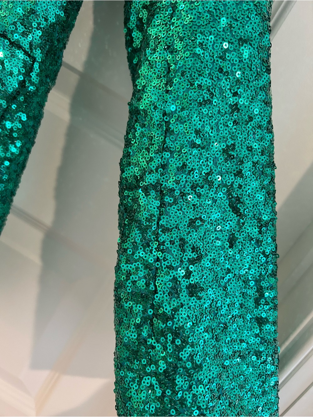 Peach Love Emerald Sequin Blazer Size M - Picture 7 of 13